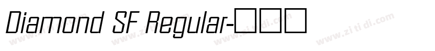 Diamond SF Regular字体转换